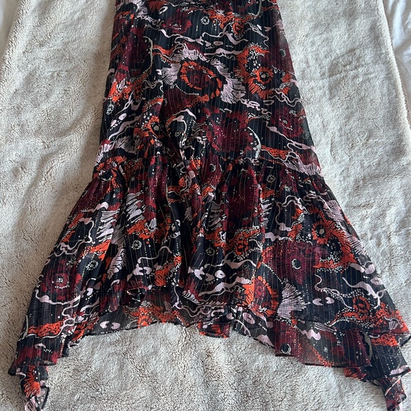 A.L.C. DRESS Bardot silk Dress size xs NWT  Floral Print DressRetail price $595 - Picture 7 of 9